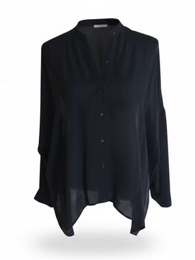 VINCE Silk Navy Blue blouse